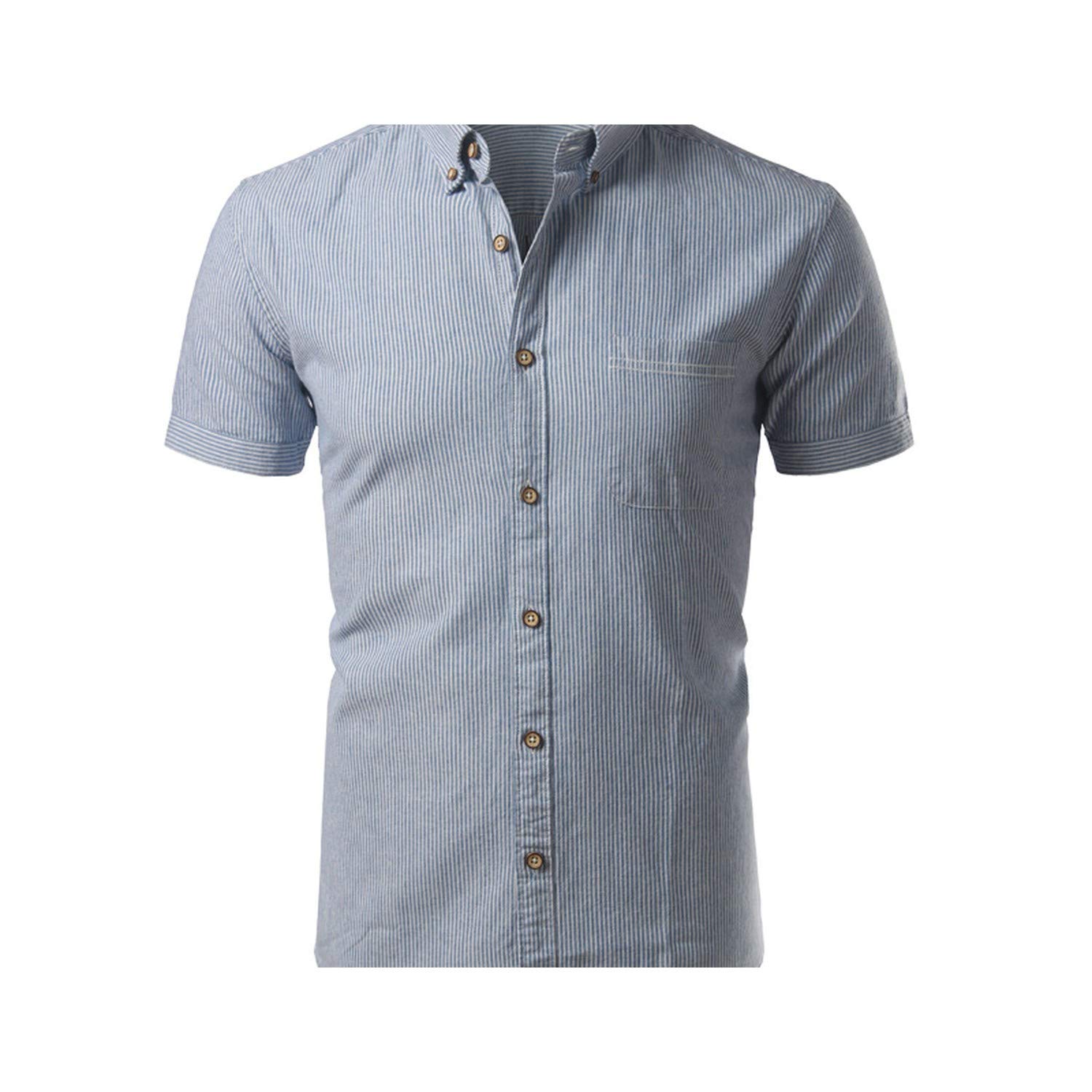 Imporfrio Com Clothing Shoes Jewelry Clothing Striped Men Shirt Men Shirt Slim Fit Long Sleeve Casual Button Down Dress Shirts