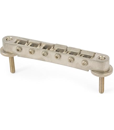 Gotoh Stop Tailpiece Con Borchie Per Chitarre Gibson USA - Nichel - TP-0400-001 Nuovo Giappone