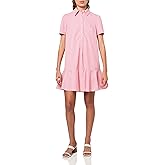 Tommy Hilfiger Womens Paisley Print Sleeveless Belted Shirtdress