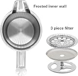 Maison & White French Press Cafetiere Stainless Steel 350 ml 7 Piece Gift Set view 8
