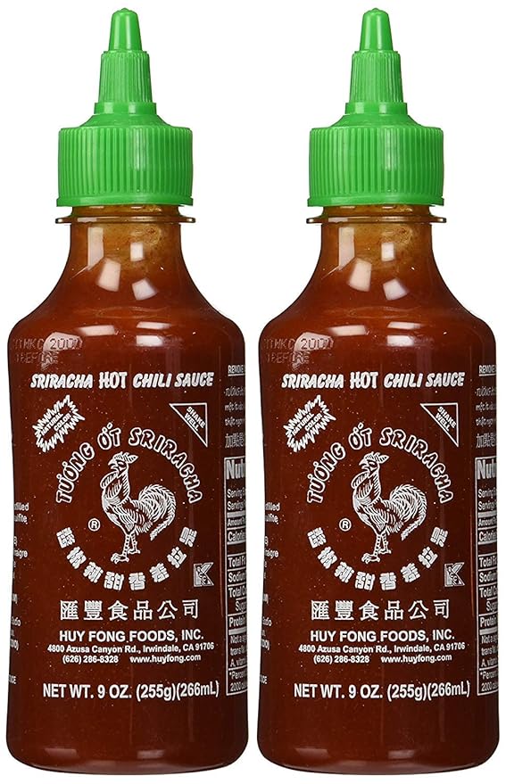 Huy Fong, Sriracha Hot Chili Sauce, 9 Ounce Bottle PACK OF 4 Grocery & Gourmet Food Huy Fong, Sriracha Hot Chili Sauce, 9 Ounce Bottle PACK OF 4 Grocery & Gourmet Food