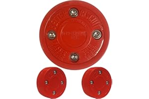 Better Biscuit The Solid Off-ice Hockey Puck - 2 Pack, red