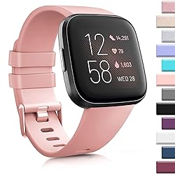 AK Sports Bands Compatible for Fitbit Versa, Soft