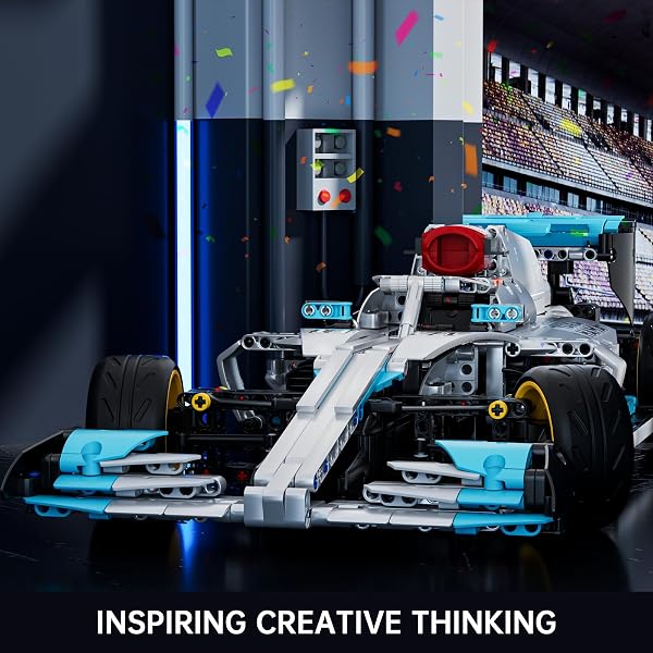 MOULD KING W11-EQ FORMULA 1 RACING CAR, PERFORMANCE SCALE MODEL CAR GIFT FOR 14+ AND ADULTS, AUTHENTICALLY DETAILED BUILD AND DISPLAY MODEL FOR HOME OR OFFICE DECOR, 13171, 1257PCS
