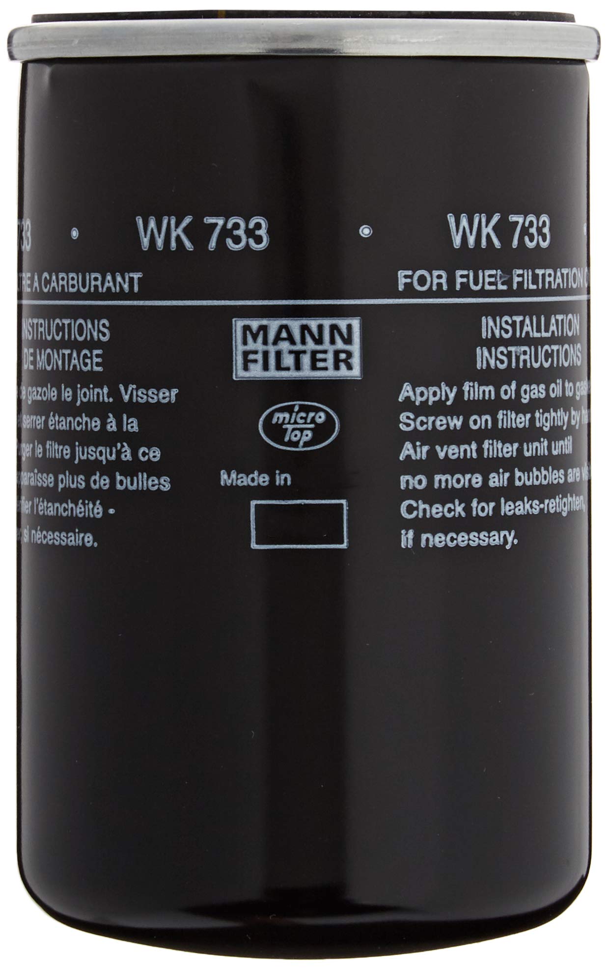 MANN-FILTER WK 733 Fuel Filter - for Trucks + Buses