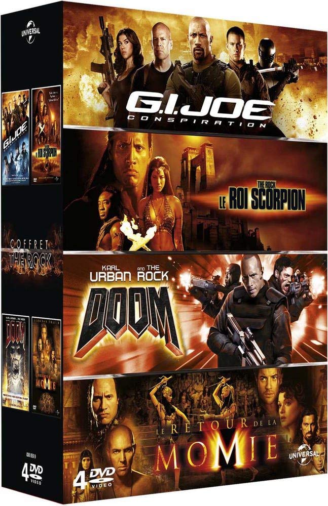 Coffret The Rock 4 Films Fr Import Amazon De Johnson Dwayne Tatum Channing Willis Bruce Chu Jon Russell Chuck Sommers Stephen Johnson Dwayne Tatum Channing Dvd Blu Ray