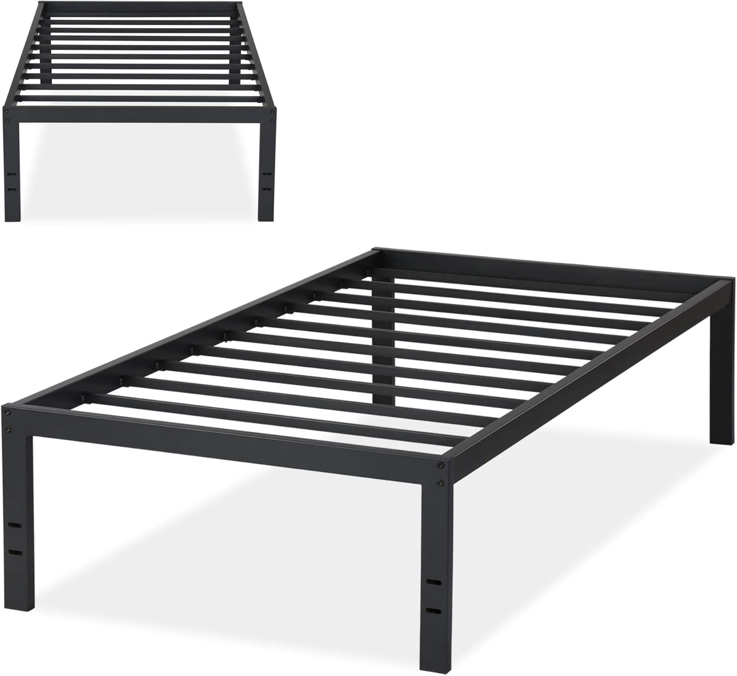 Best Olee Sleep Steel Slat Bed Frame