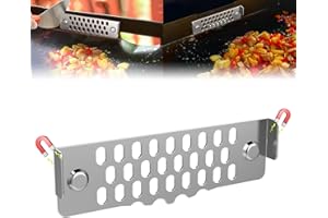 VAYAGARDEN Grease Gate Blocker for Blackstone Griddle, Compatible with Blackstone Griddle Accessories, Grill Accessories for BBQ, Food Mesh Screen Block Food from Falling into Rear Grease Trap, Magnetic (1Pack)