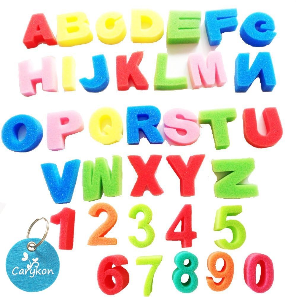 Carykon Artist Studio Alphabet & Numbers Sponges Model, 36 PCS: Everything Else
