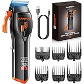 Professional Cordless Hair Clippers for Men, DLC Self-Sharped Blade, No Pulling or Snagging, Hair Cutting Clippers for Barber Fades, Haircut Kit for Convenient at Home and Salon, Ideal Gift for Men