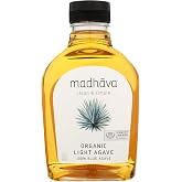 Madhava Naturally Sweet Organic Blue Agave Low-Glycemic Sweetener, Golden Light, 23.5 Ounce