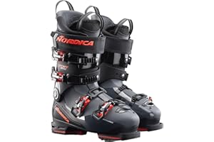 NORDICA Men's Sportmachine 3 130 Ski Boots - High-Performance Custom Fit All-Mountain Ski Boots for High-Volume Feet with Adjustable Cuff Control