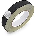 GENNEL Non-Conductive Cloth Tape, 0.8in x 100ft (20mm x 30M) Black Insulating Tape, Acetate Fabric Adhesive Tape for Guitar Pickup Coil Laptop Automotive Wire Harness Winding Phone Repair