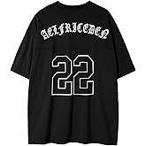 Aelfric Eden Mens Jersey Shirts Mesh Print Football Number Unisex Oversized Graphic Tees Casual T Shirt Y2k Tops