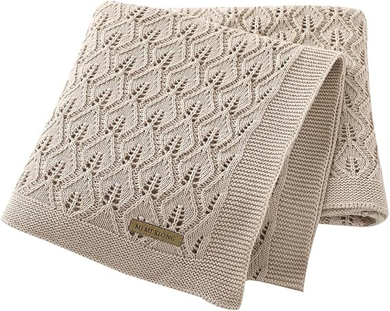 beige baby blanket