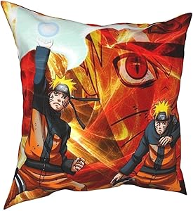 Anime Na-ru-to Throw Pillow Cover Home Decor Pillow Cover, Sofa Mattress Cover, 18