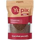 Yupik Organic Brown Flax Seeds, 2.2 lb (35.3 oz), Gluten-Free, Non-GMO, Kosher, Vegan, Raw Seeds, Rich in Omega-3, Excellent Source of Fiber, Plant-Based Protein, Ideal for Baking &amp; Topping