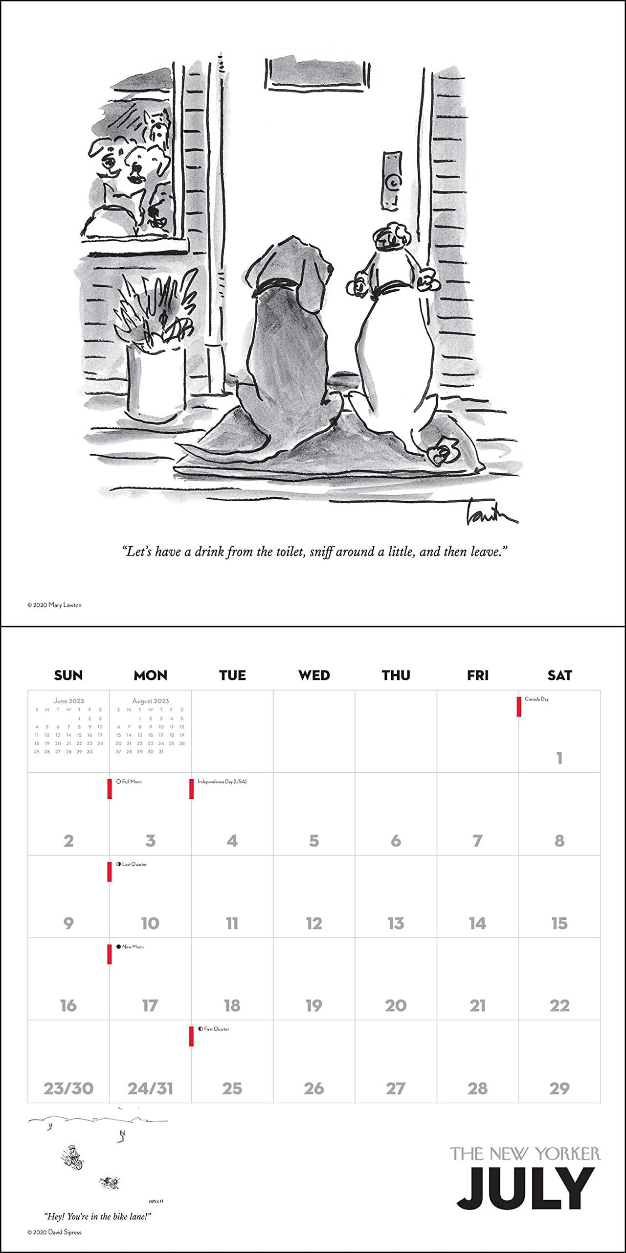 New Yorker 2023 Calendar Cartoons From The New Yorker 2023 Wall Calendar: Conde Nast: 0050837449060:  Amazon.com: Books