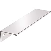 Amerock | Cabinet Pull | Polished Chrome | 5-1/16 inch (128 mm) Center to Center | Edge Pull | 1 Pack | Drawer Pull | Drawer 