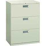 Amazon Com Hon 673lp 600 Series 30 Inch By 19 1 4 Inch 3 Drawer Lateral File Black Furniture Decor