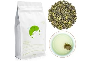 oriarmcha Chinese Tie Guan Yin Oolong Tea Loose Leaf 250g - Anxi Tieguanyin Fujian Tikuanyin Wulong Green Tea Leaves - Iron G