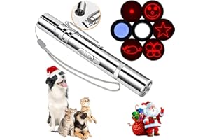 HAVENFLY Bunny Rabbits Pointer Toy,Guinea Laser Pointer,7 Adjustable Patterns Laser,Cat Toy Pointer for Indoor, 5 Switchable Patterns,Red Light Hamsters Rats Pointer Toy,USB Charging Pointer Toy