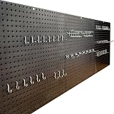 Seville Classics 46 Piece Peg Kit for Ultra HD Peg Boards Heavy Duty Chrome view 3