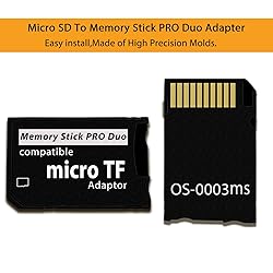 PSP Memory Stick Adapter with 64GB Micro SD