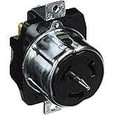 Hubbell CS8169 Locking Receptacle, 50 amp, 480V, 3 Pole and 4 Wire