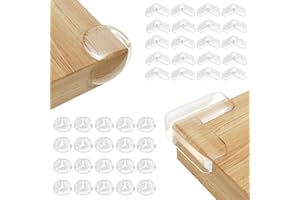 Rindion 40 Pack Corner Protector Baby, 2 Shapes Baby Proof Corners and Edges, Clear Table Corner Covers Baby, Baby Corner Protector Guards, Corner Guards for Table Edges & Sharp Corners
