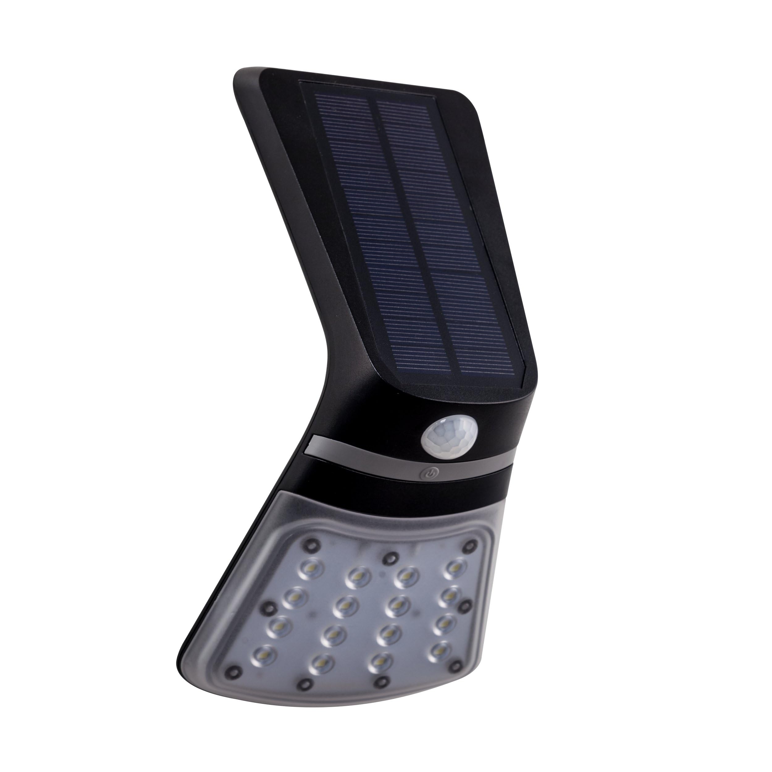 Eglo 98758 LAMOZZO 1 Solar-LED Wall Light with Sensor in Black