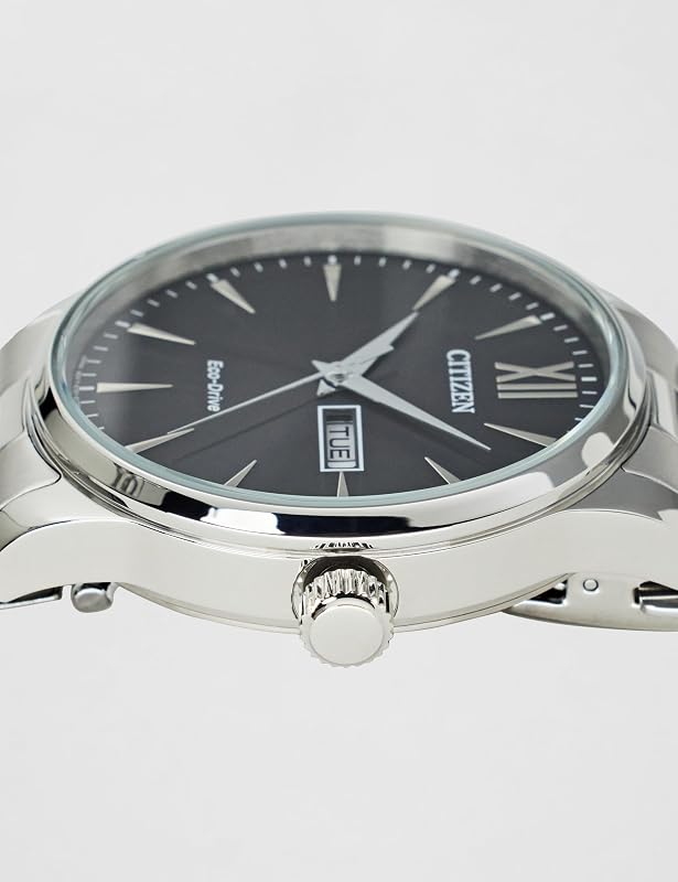 Orologio Analogico al Quarzo Uomo con Cinturino in Acciaio Inossidabile BM8550-81E