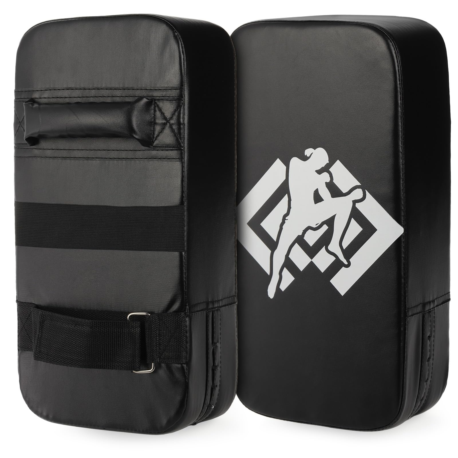 Photo 1 of ZOOFOX 2 Pack Muay Thai Pads, Boxing Equipment Kicking Punching Shield, MMA Karate Taekwondo Training Pads for Men Women Gym