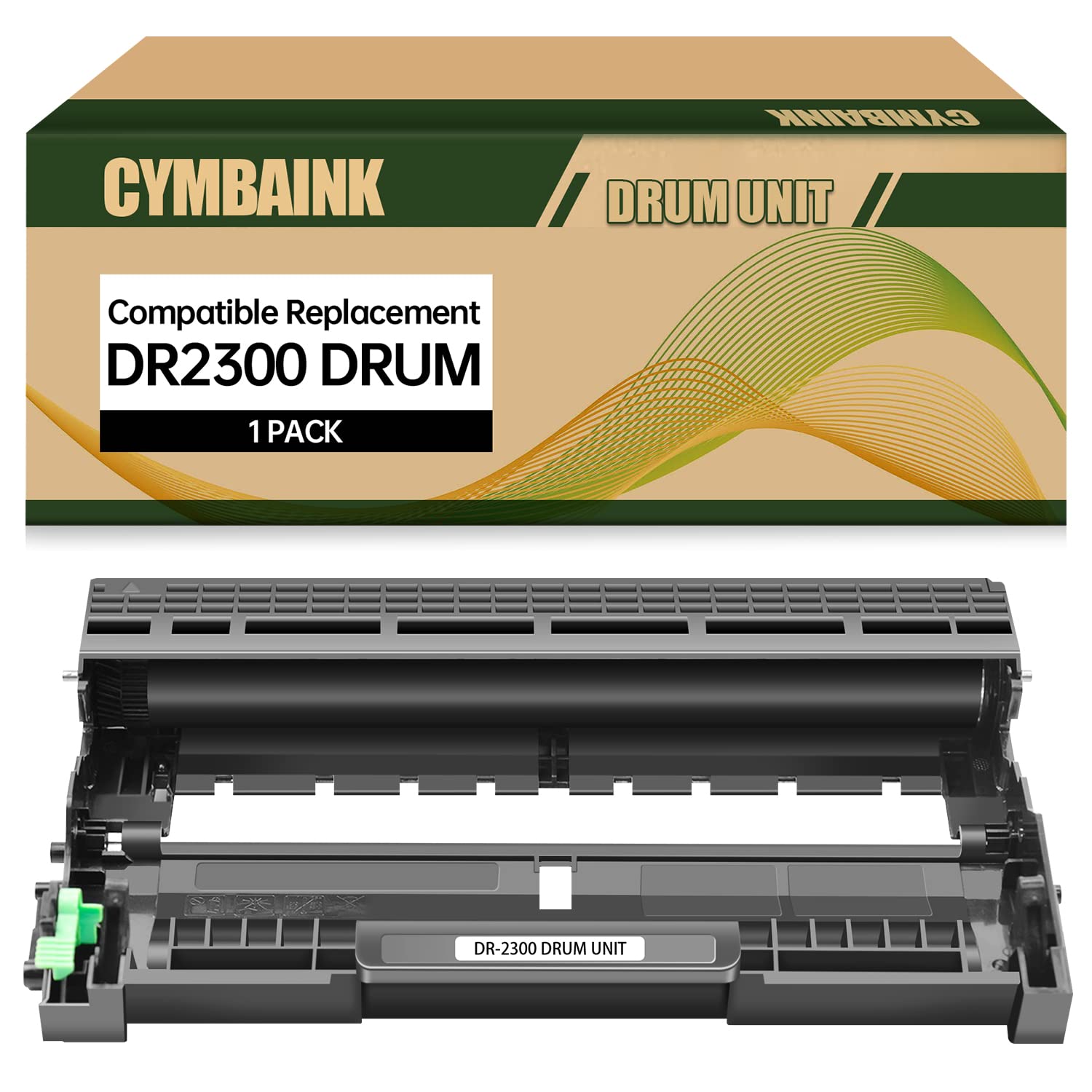 CYMBAINK Compatible Drum Roller DR-2300 DR2300 (No Powder) 1 Pack Replacement for Brother HL-L2300D, HL-L2340DW, HL-L2360DN, HL-L2365DW, DCP-L2500D, MFC-L2720DW, MFC-L2740DW