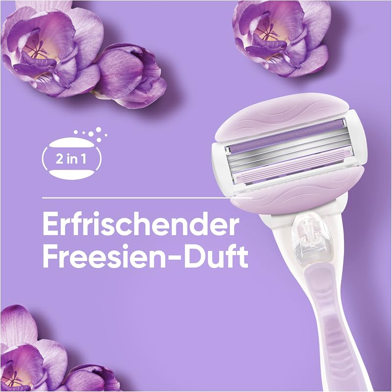 Comfortglide Breeze Rasierklingen, 10 Ersatzklingen, Lila