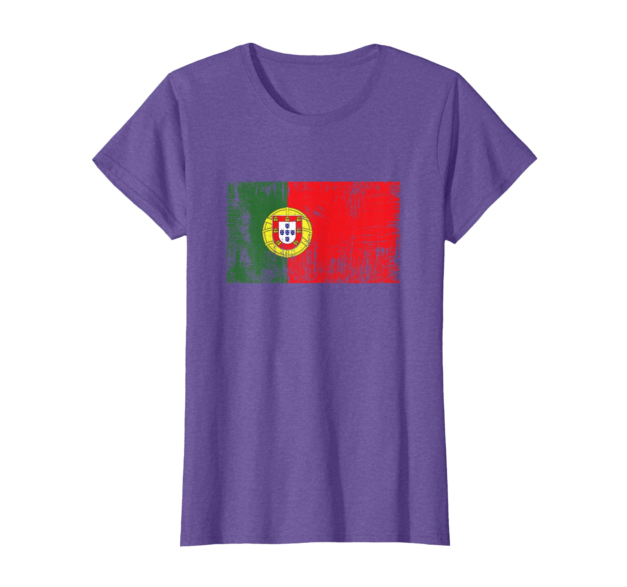 Vintage Portuguese Banner Fan Portugal Flag Retro T-Shirt