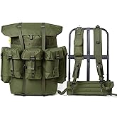 Akmax.cn MT Military Alice Pack Army Survival Combat ALICE Rucksack Backpack Olive Drab
