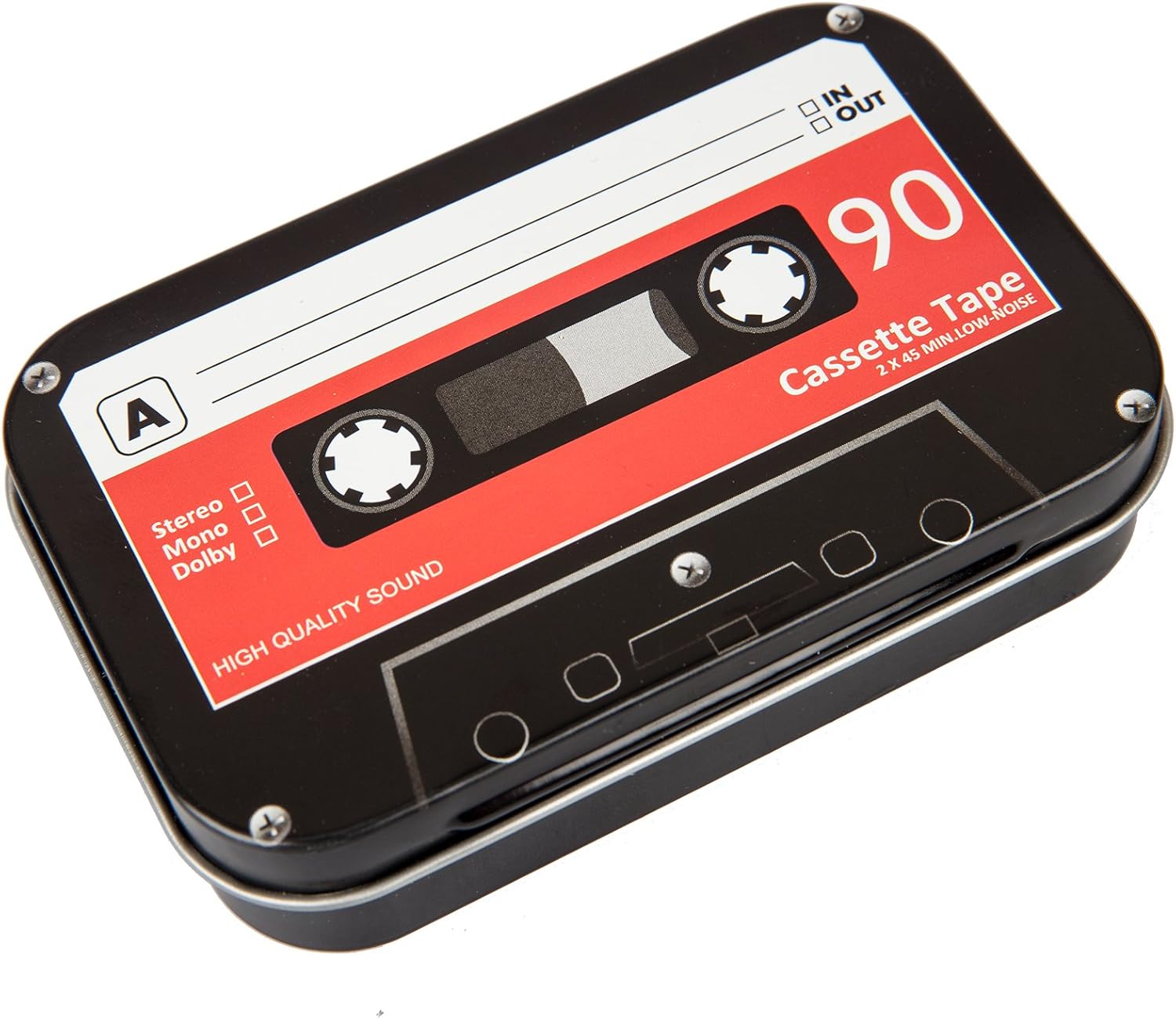 Out of the blue Retro Cassette Tape Caja de Almacenamiento de Metal: Amazon.es: Hogar