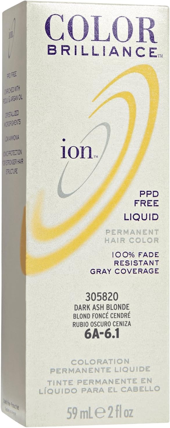 6A Dark Ash Blonde Permanent Liquid Hair Color