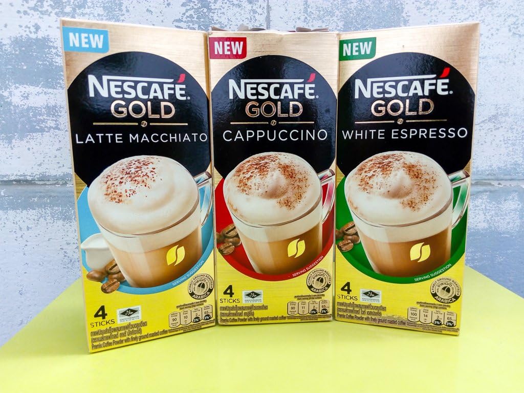 Nescafe' Gold Coffee Captivate Taste from Fine Coffee with New Nescafe Gold Latte Macchiato + Nescafe Gold Cappuccino + Nescafe Gold White Espresso
