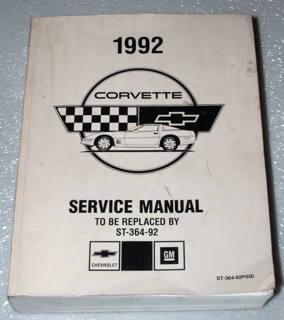 1992 Chevrolet Corvette Factory Service Manual (Preliminary) Paperback –  1991
