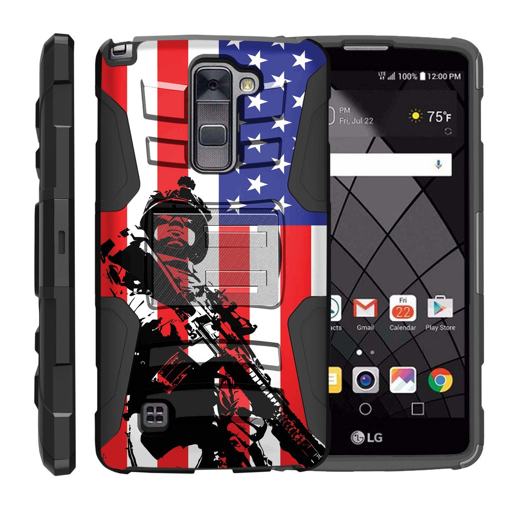 Best lg stylo 2 plus case with stand rubber