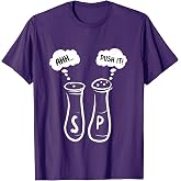 GGT Salt and Pepper Shakers Saying Ahh Push It 80s 90s T-Shirt