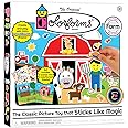 Colorforms Stickers for Kids – Sticker Book, Farm Picture Playset, Arts and Crafts, Toddler Stickers, Repositionable Pieces for Endless Story Fun, for Boys and Girls, Ages 3+