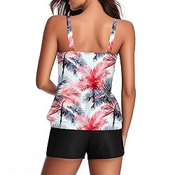 Tankini Swimsuits for Women Tummy Control Blouson
