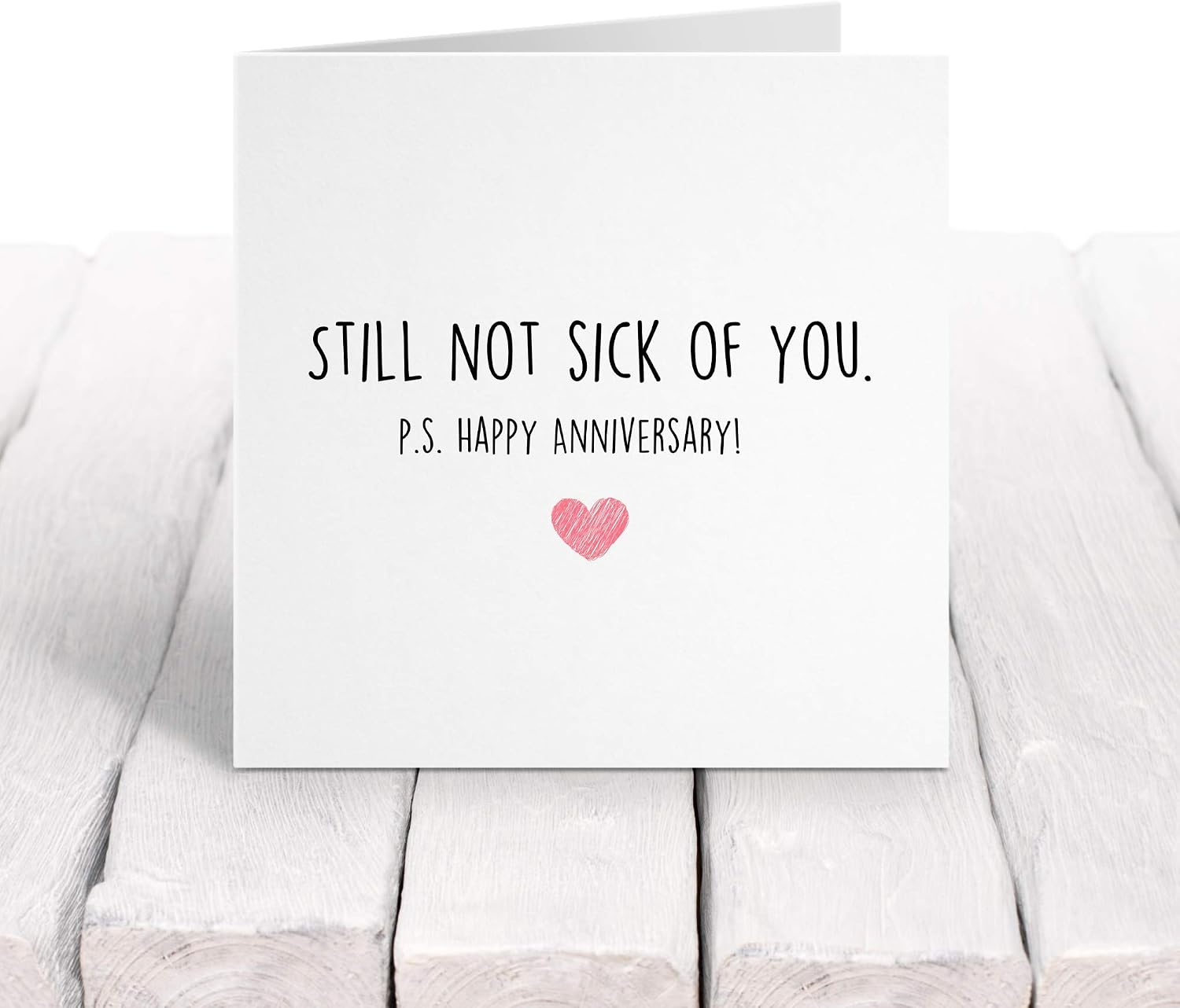 Funny Happy Wedding Anniversary Card, Multicolor, 14x14cm - Image 4