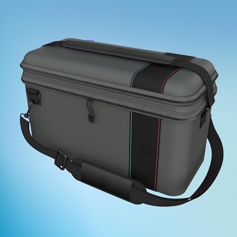 PlayTrek Étui 2-en-1 Charcoal Black sous Licence Officielle de Nintendo pour protéger Votre Nintendo Switch 2