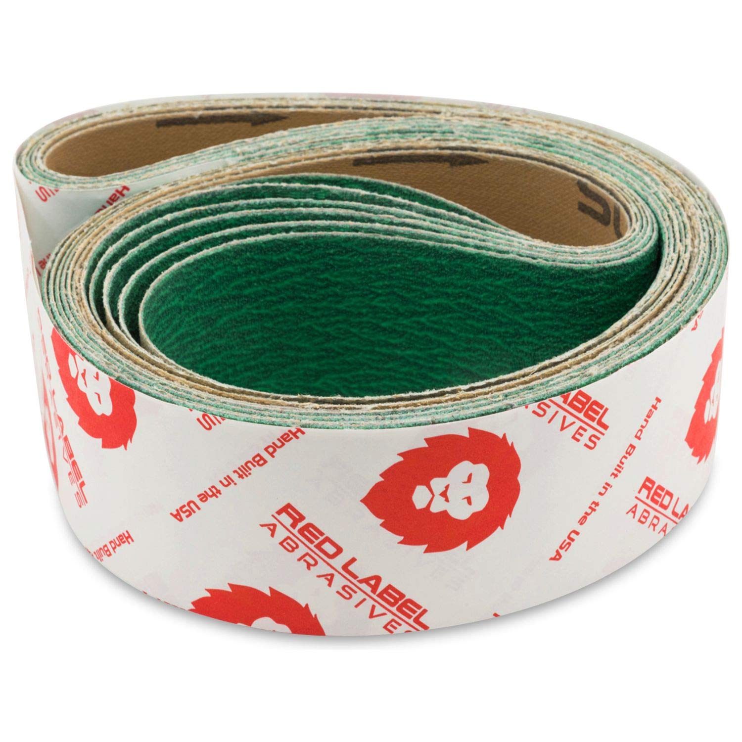 Red Label Abrasives 2 X 48 Inch 120 Grit Metal Grinding Zirconia Sanding Belts, 6 Pack