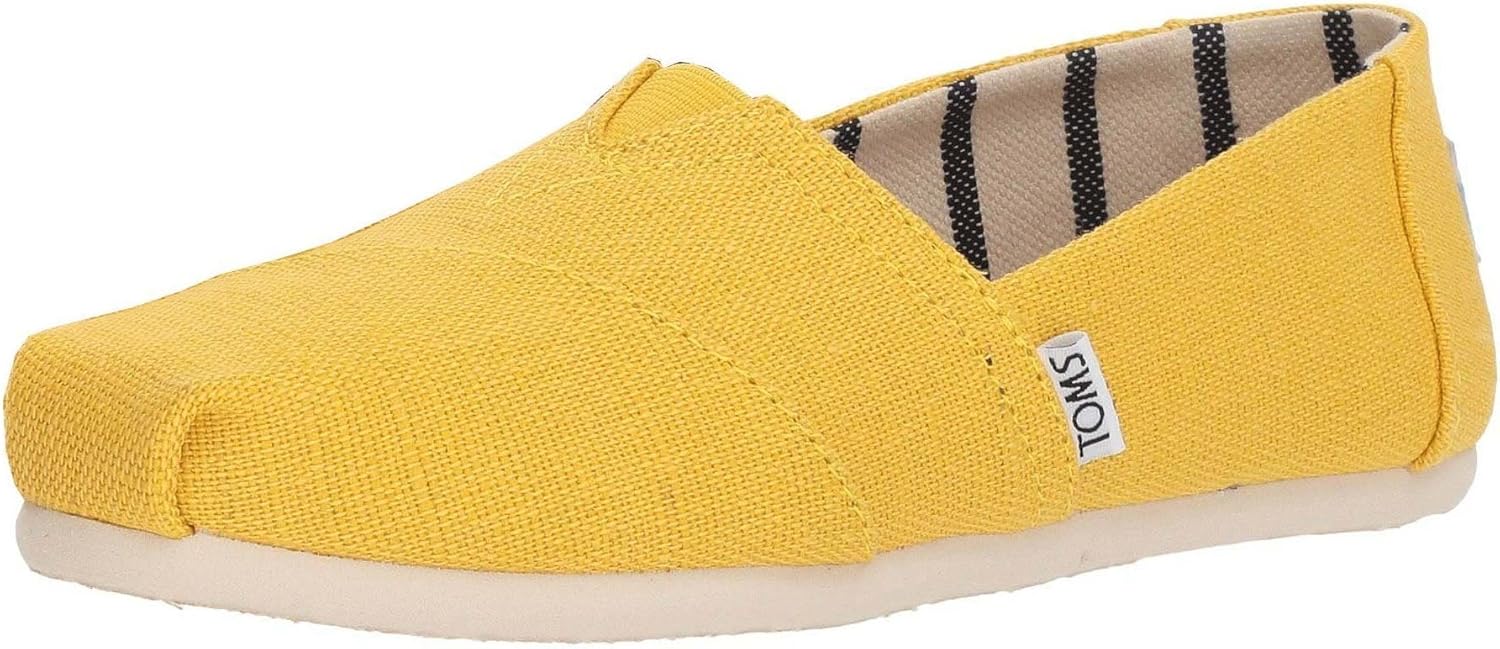 toms yellow women's canvas classics