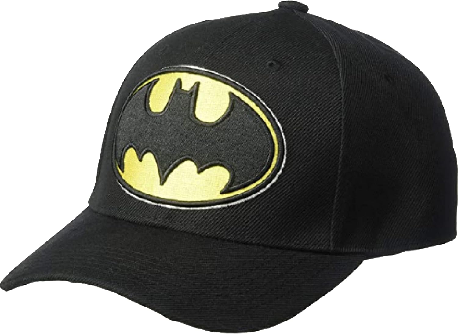 DC Comics Men's Batman Baseball Cap, Black,One Size: Clothing